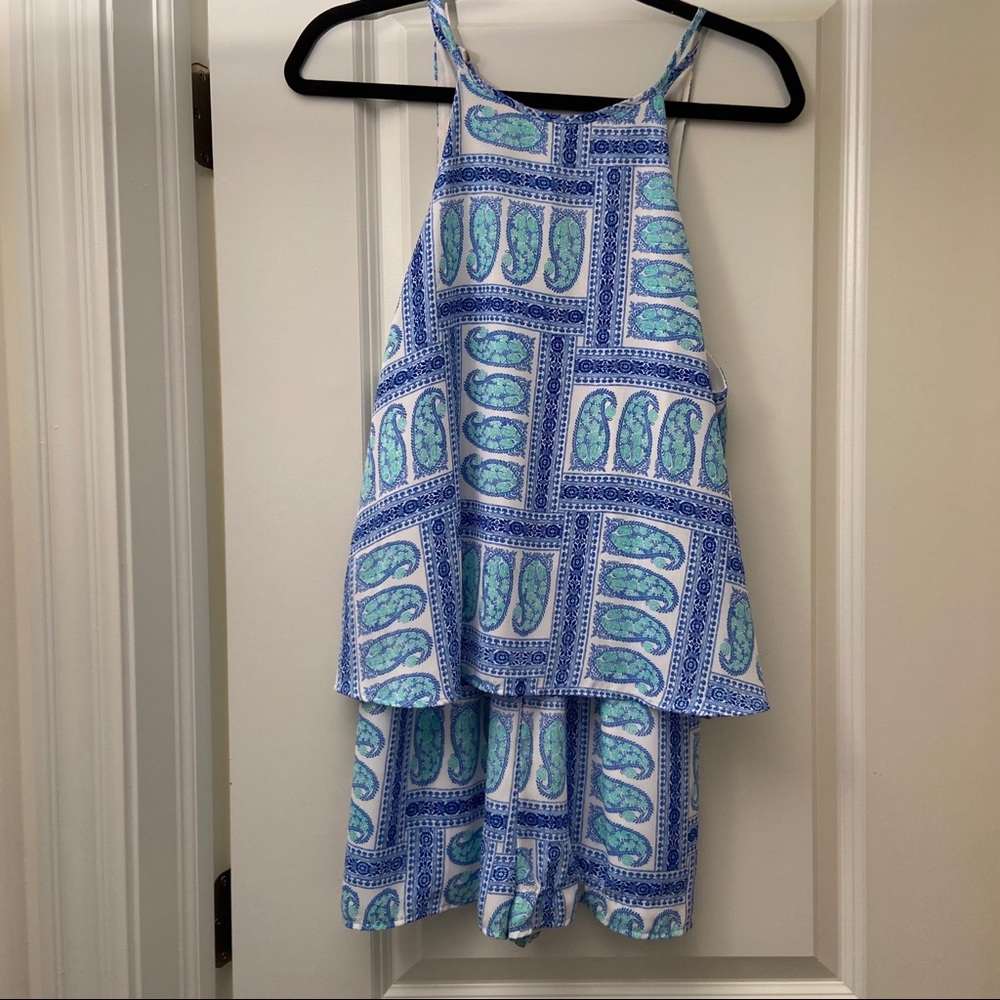 Paisley romper
